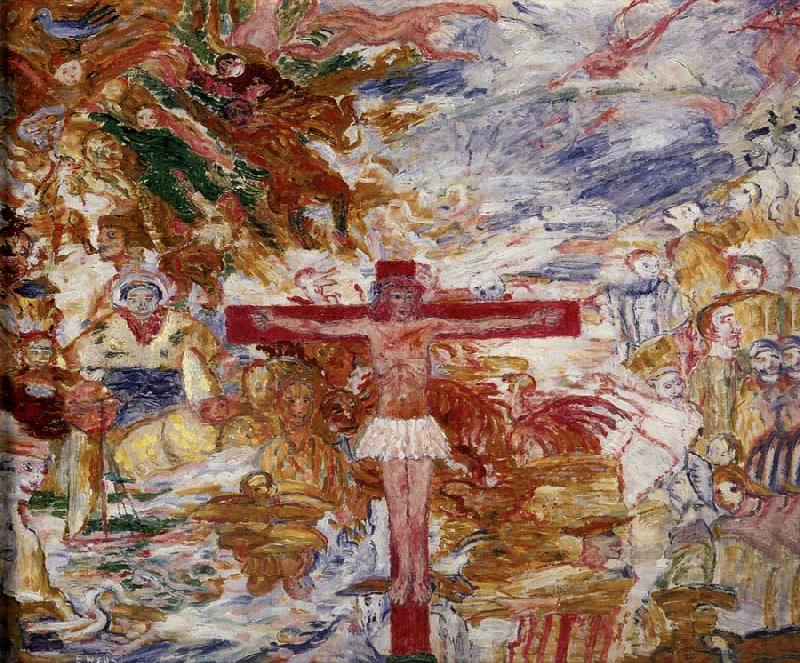 James Ensor Christ in Agony Sweden oil painting art